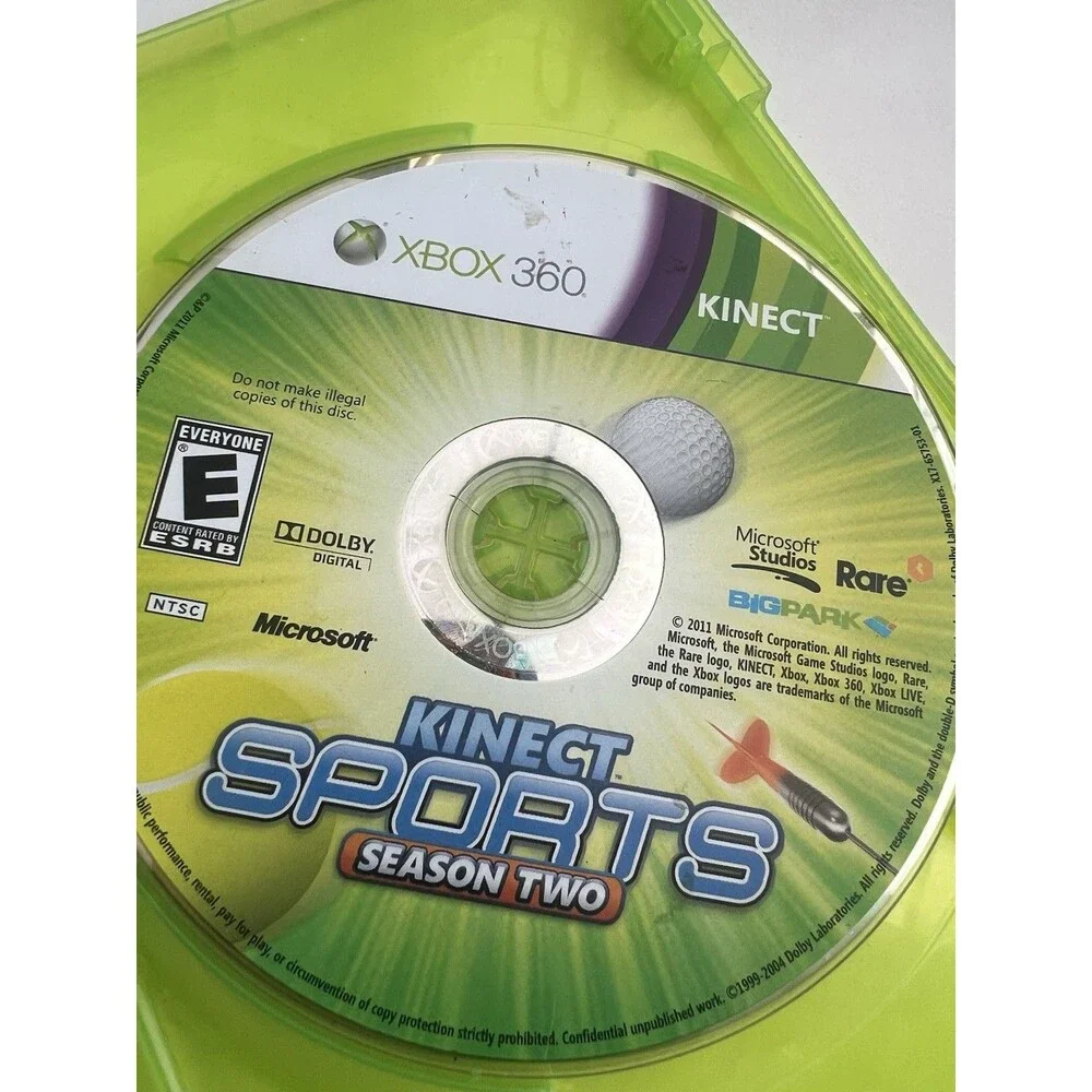 Kinect Sports: Season Two (Microsoft Xbox 360 2011) DISC ONLY NO USPS TRACKING